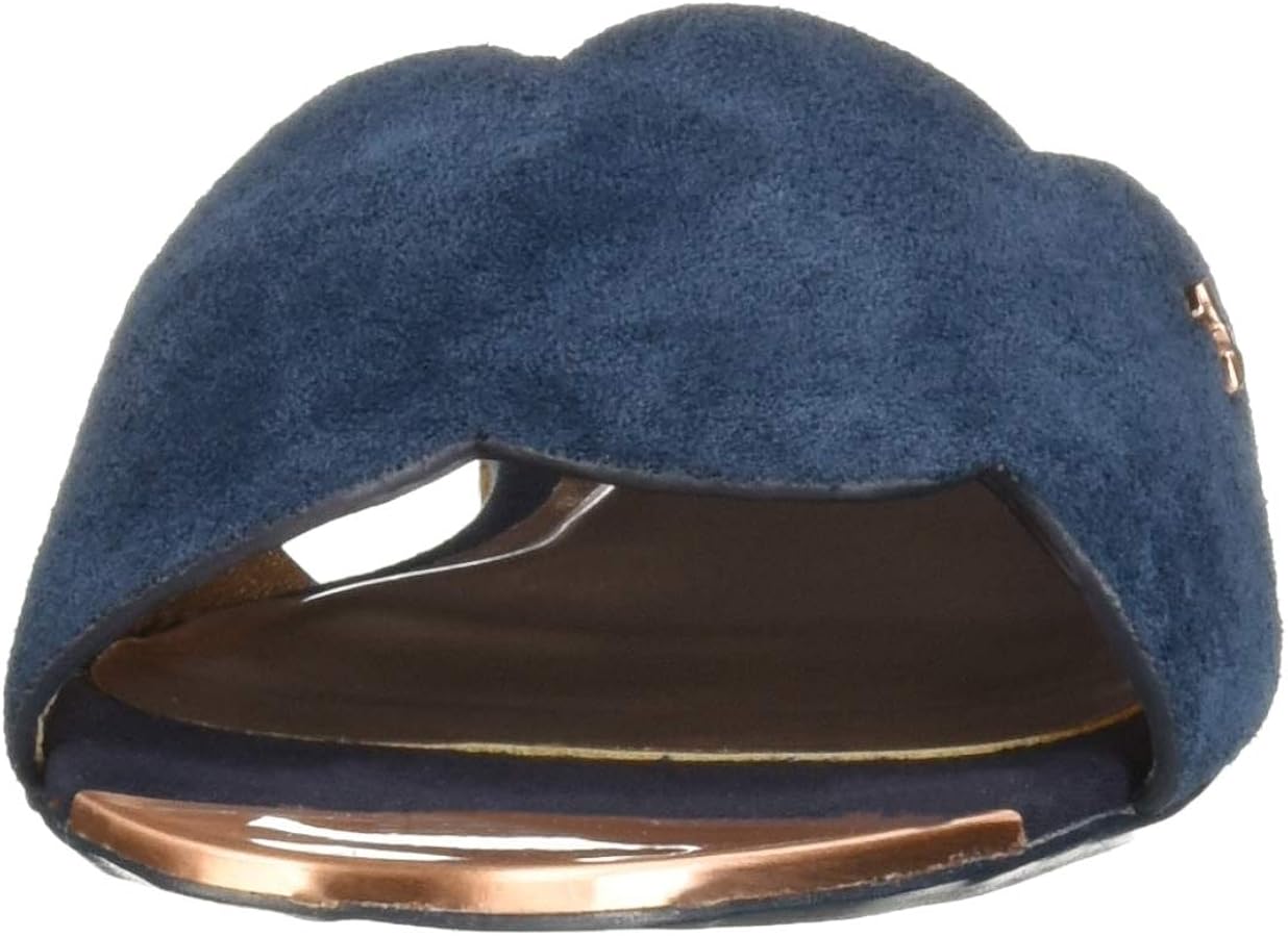 Amazon.com | Ted Baker Women's Rhaily Slide Sandal, Navy, 6